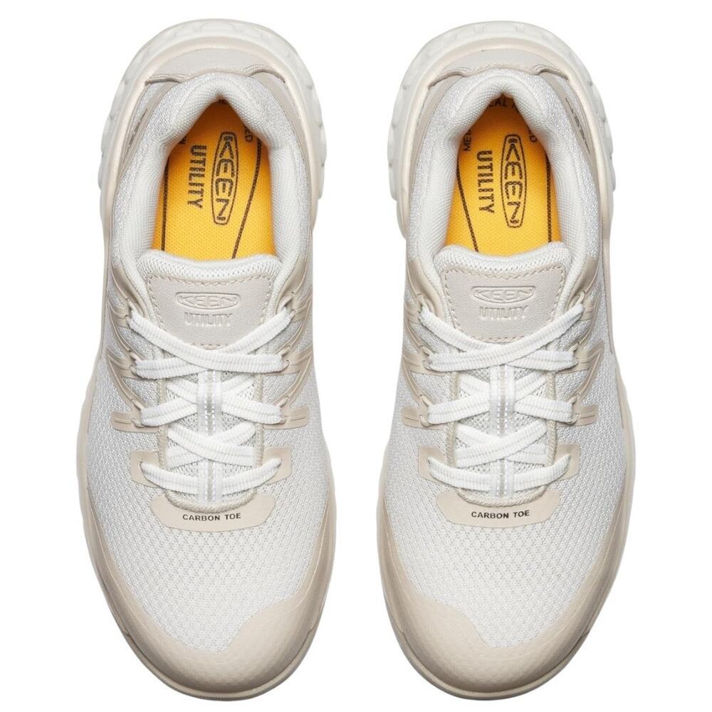 KEEN Utility Dillon Women’s Safety Toe Work Sneakers – Silver Birch – 8.5M NEW - Picture 2 of 15